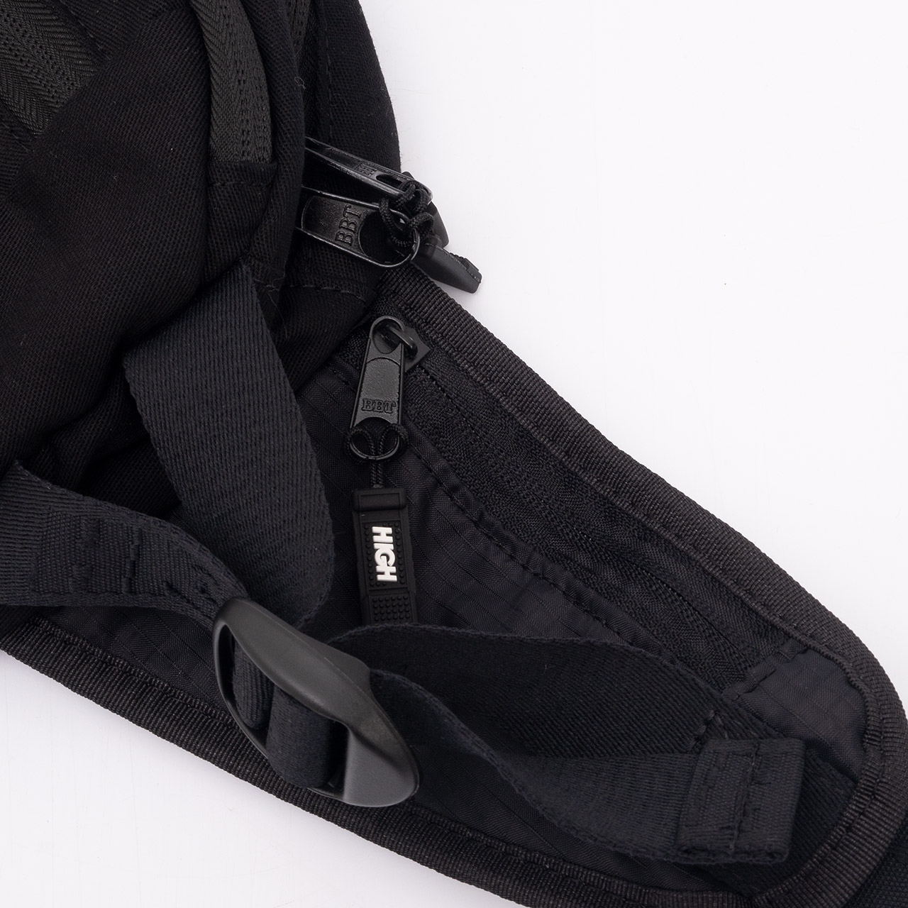 Overdyed Denim Waist Bag Black HIGH Company®